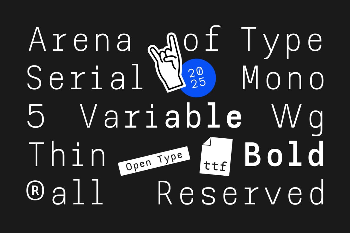 AOT Serial Mono Font