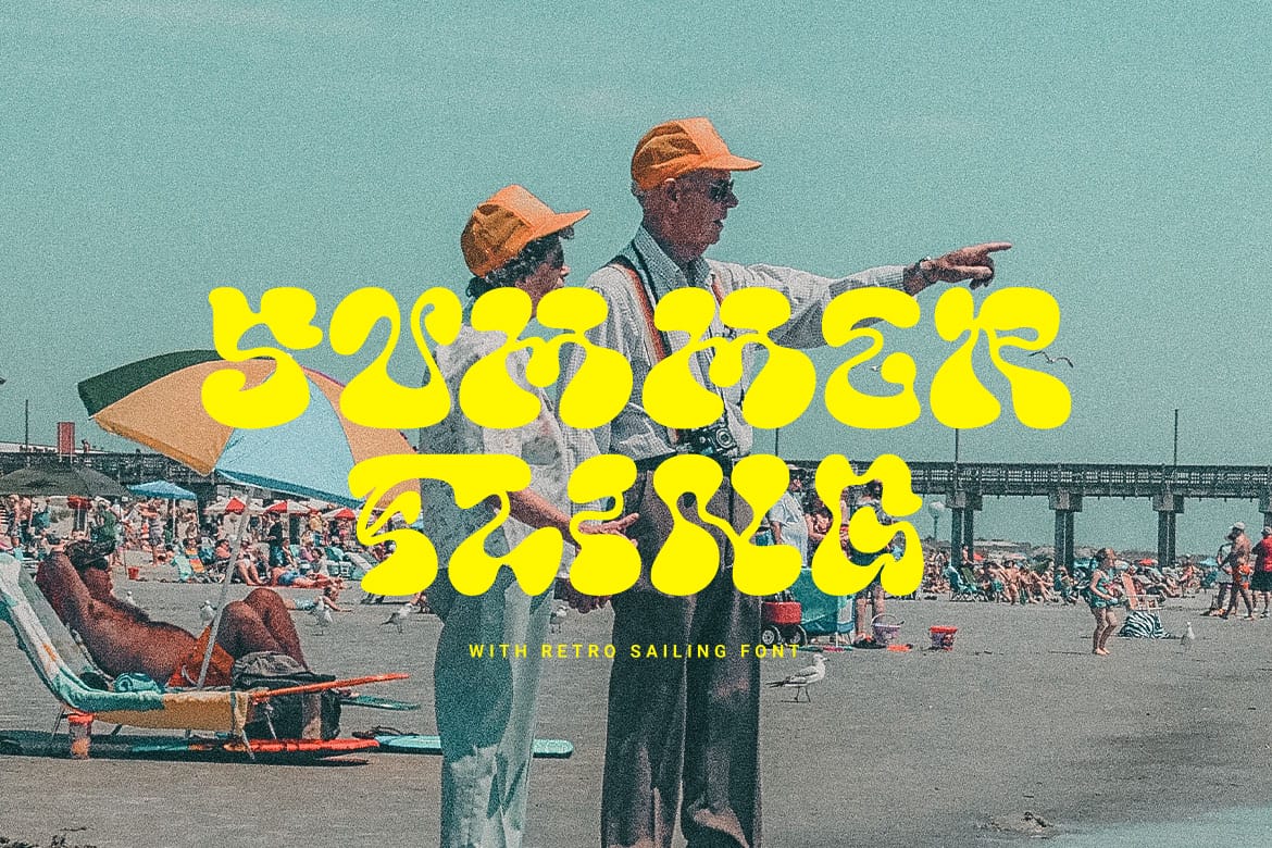 Retro Sailing – Weird Display Font