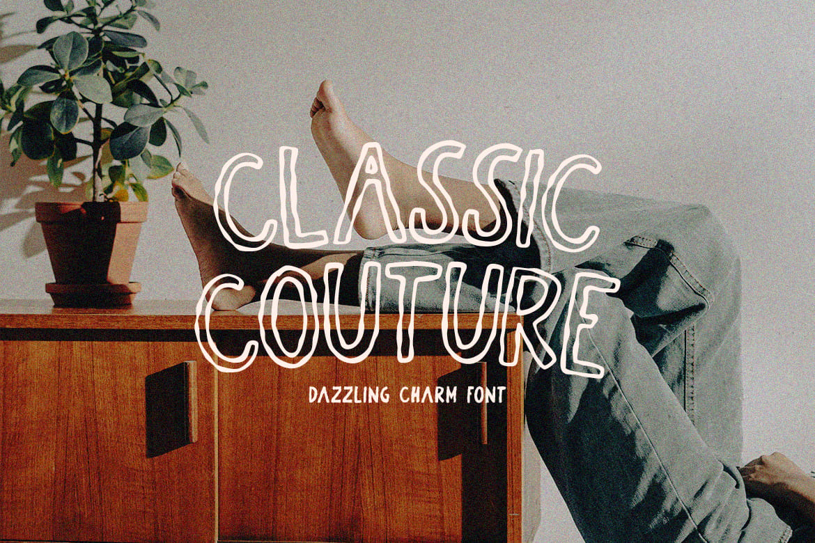 Dazzling Charm - Rough Display Font