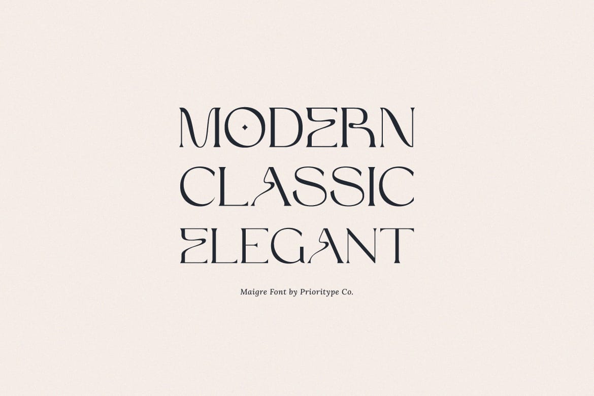 Maigre - Modern Serif