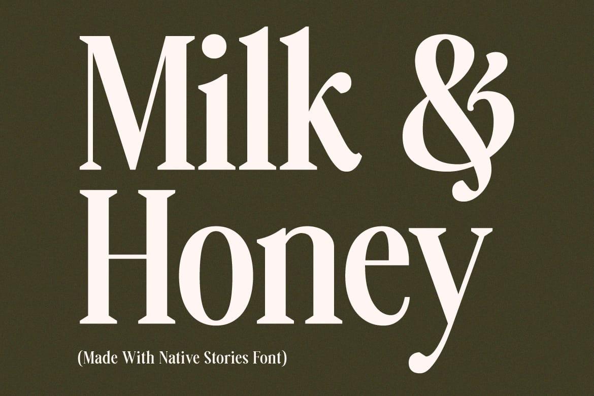 Native Stories - Classic Serif Font