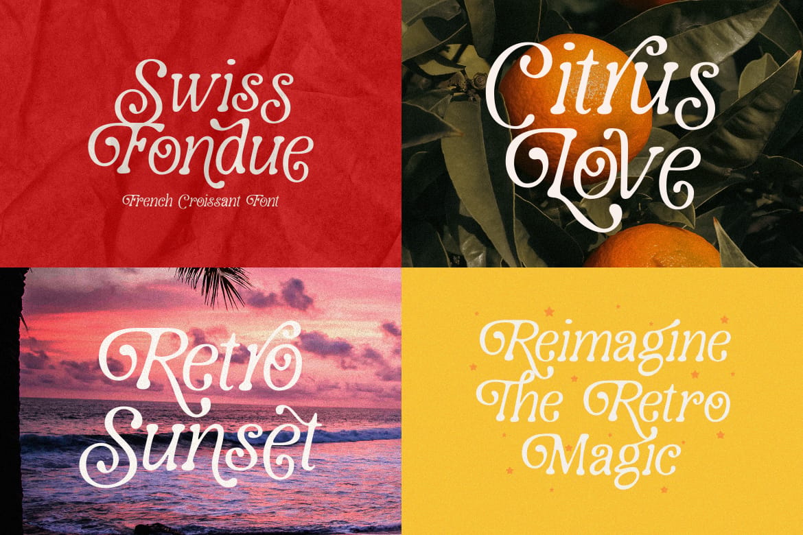 French Croissant Typeface