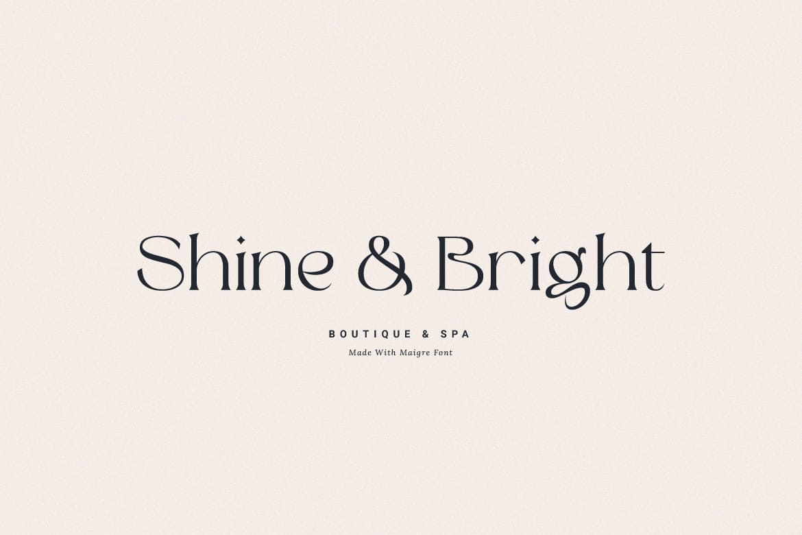 Maigre - Modern Serif