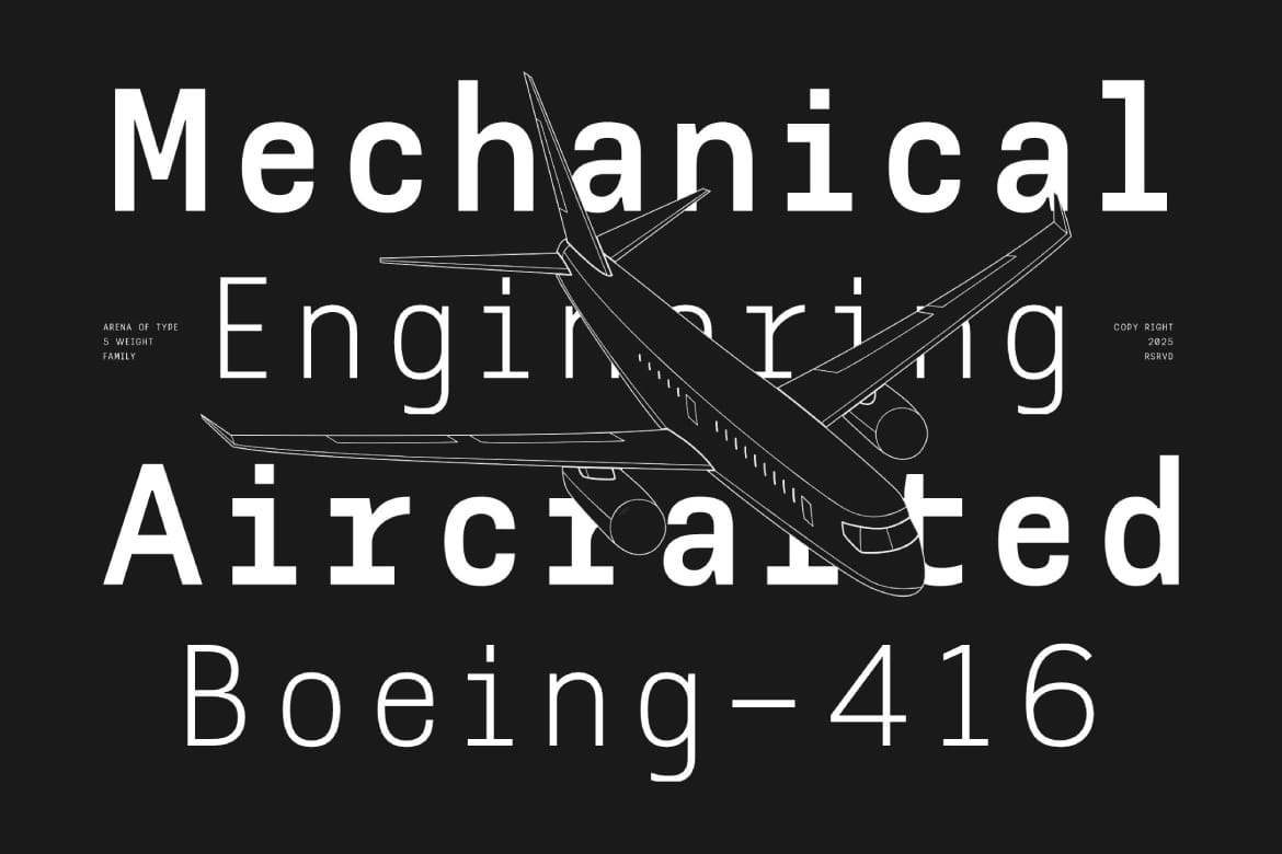 AOT Serial Mono Font