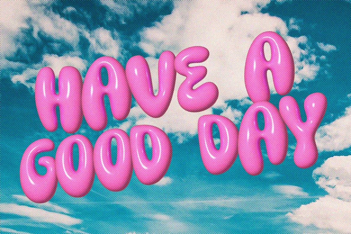 Purple Magic - 3D SVG Font