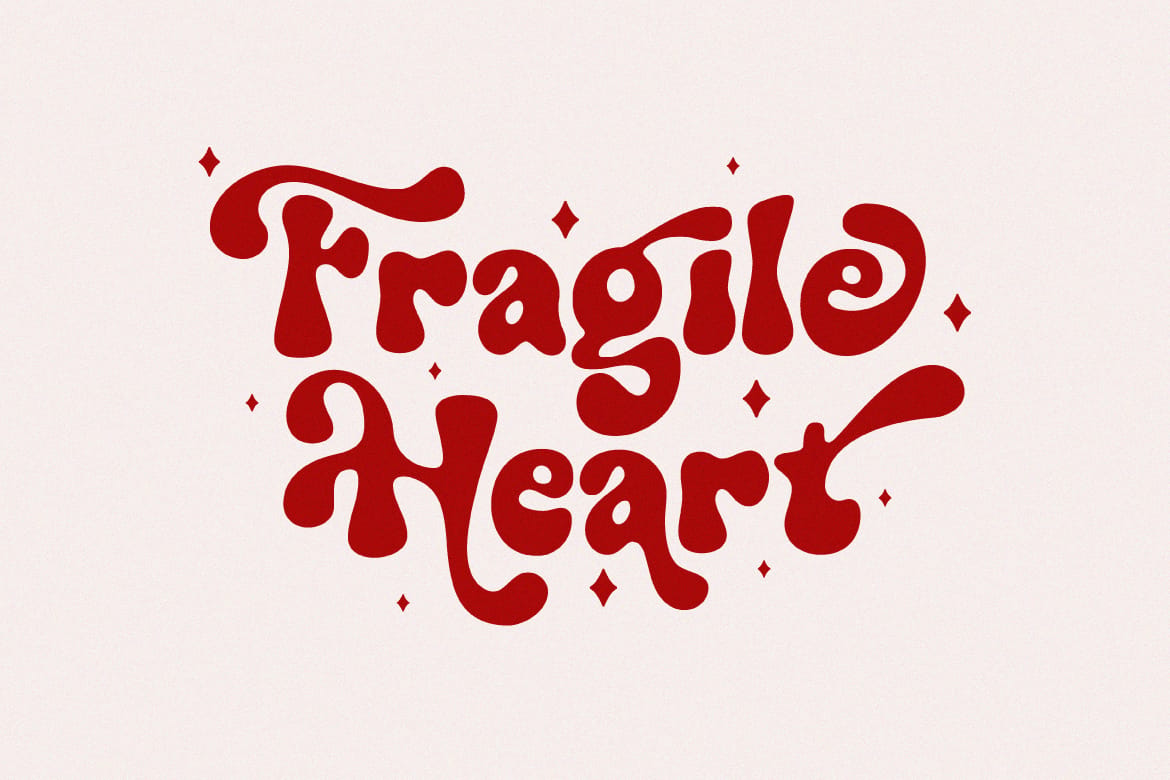 Retro Give - Groovy Display Font