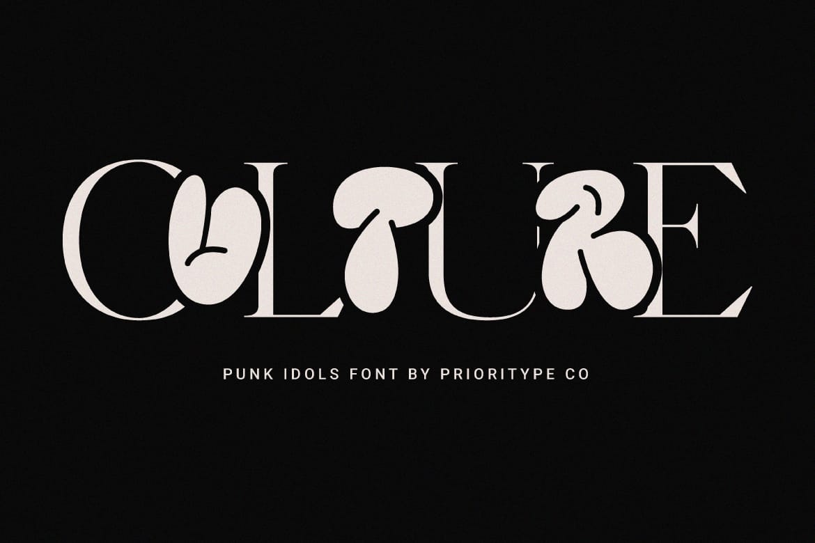 Punk Idols – Serif & Throw Up Font
