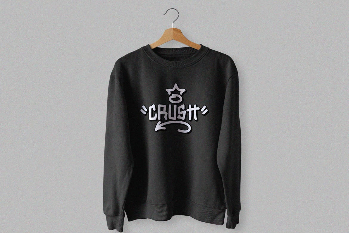 Punk Rotten - Monoline Graffiti Font