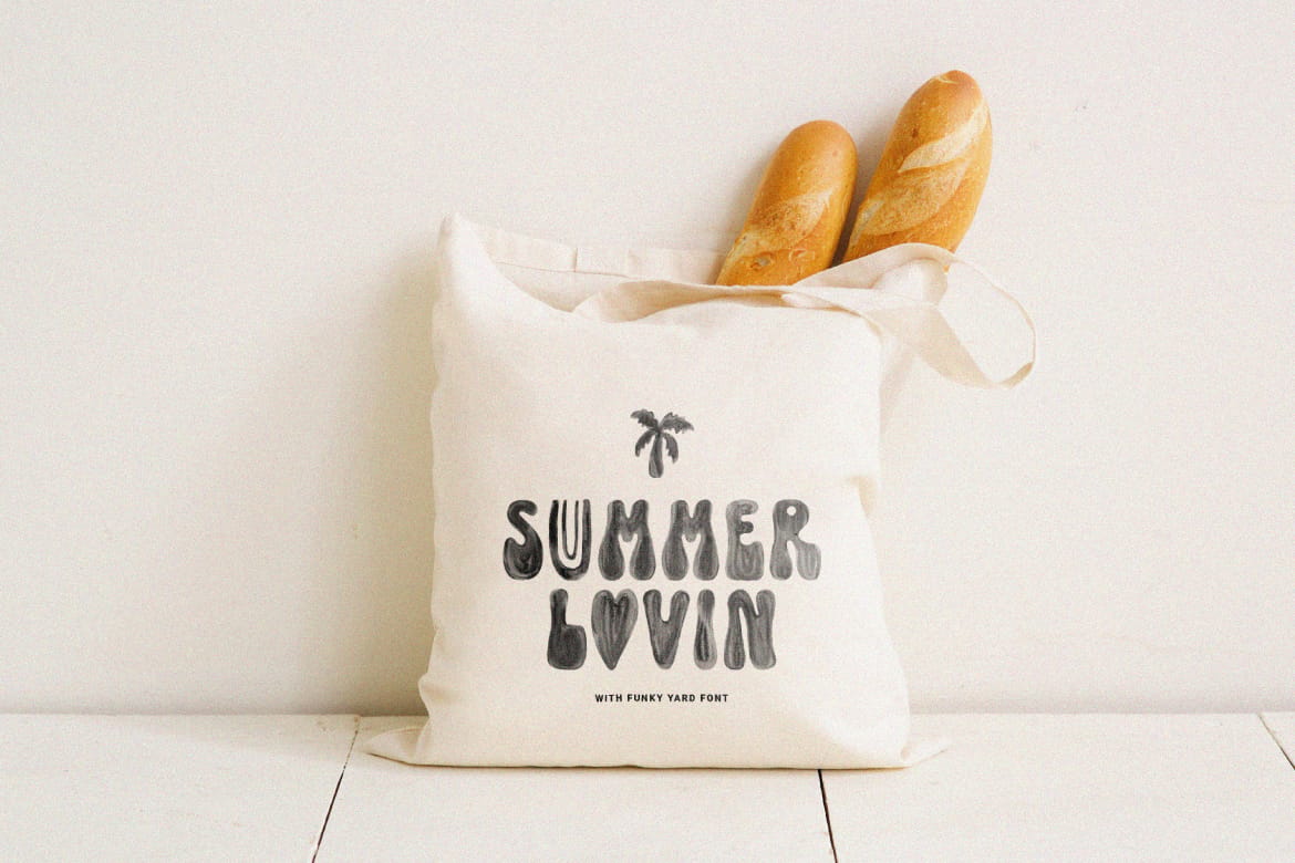 Funky Yard - SVG Groovy Font + Extra