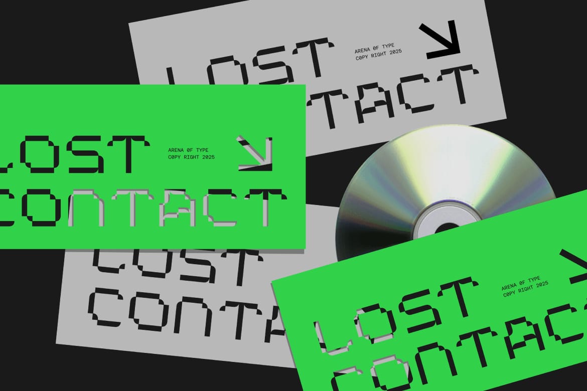 AOT Lost Contact – Contemporary Pixel Font