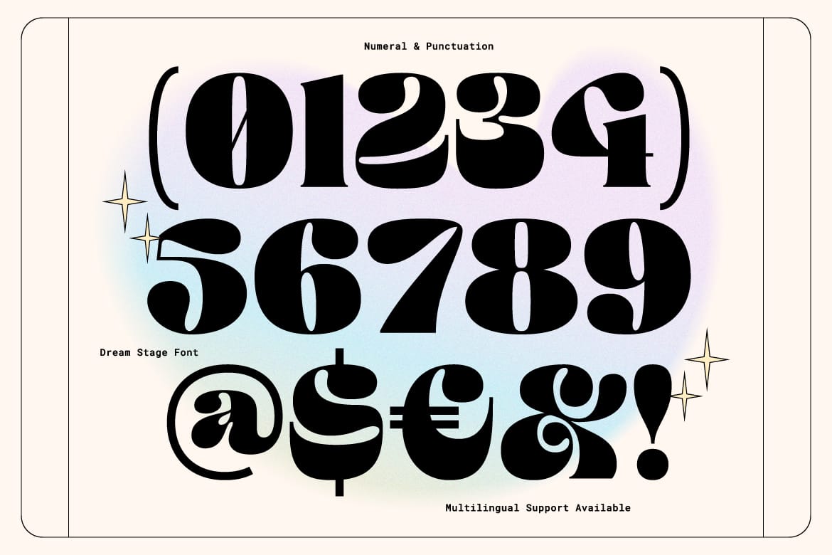 Dream Stage - Bold Display Font