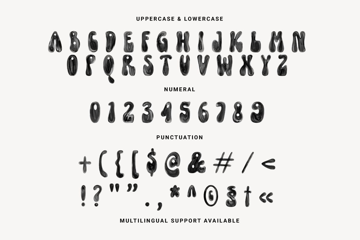 Funky Yard - SVG Groovy Font + Extra