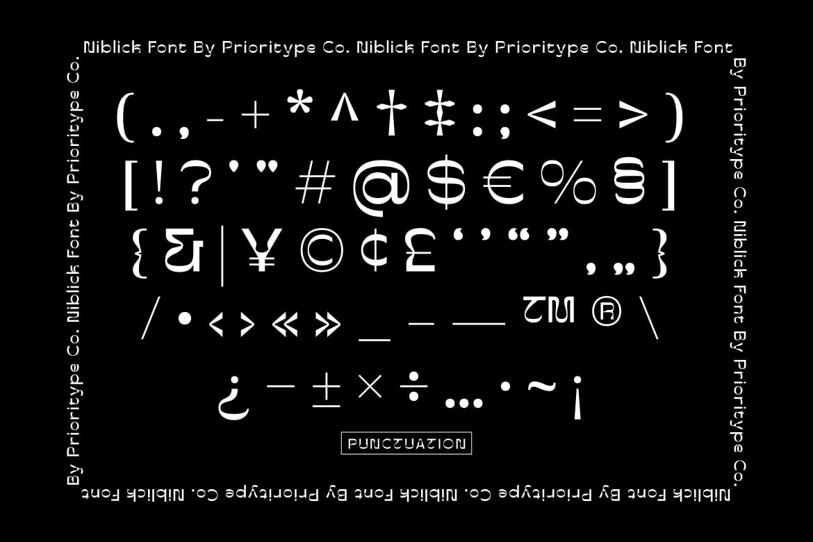 Niblick - Display Font