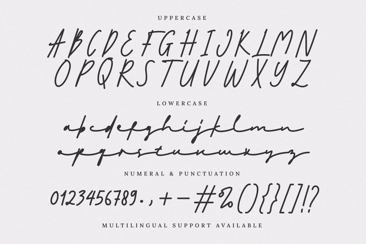 Mockine – Monoline Script Font