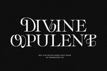 Divine Opulent - Display Serif