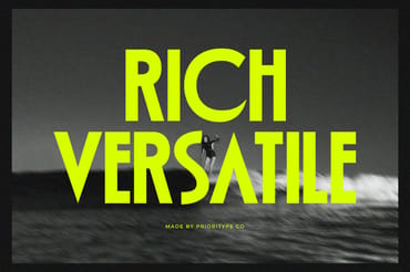 Rich Versatile - Display Sans