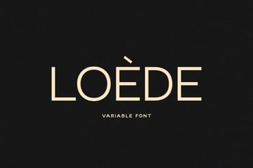 Loede - Clean Sans Family + Variable