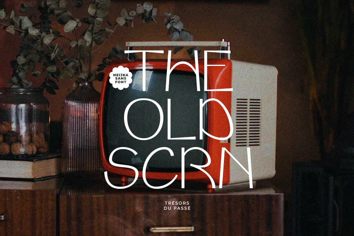 Heijka Sans - Modern Retro Font