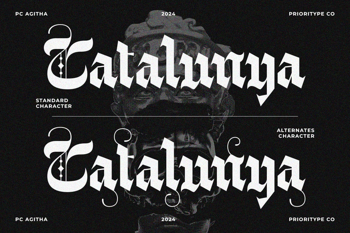 PC Agitha – Modern Blackletter Font