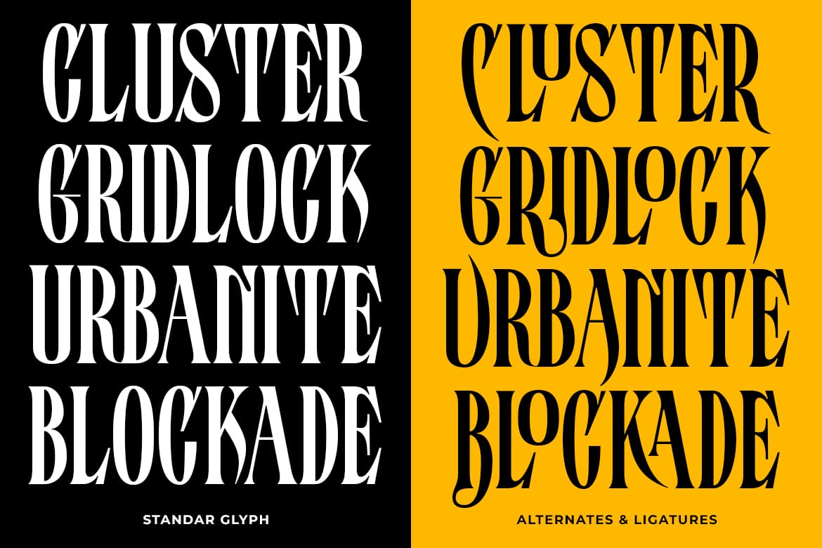 Primal Sailor - Condensed Font