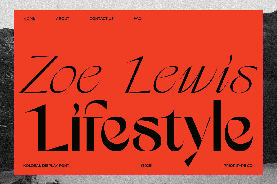 Kolosal Display + Italic