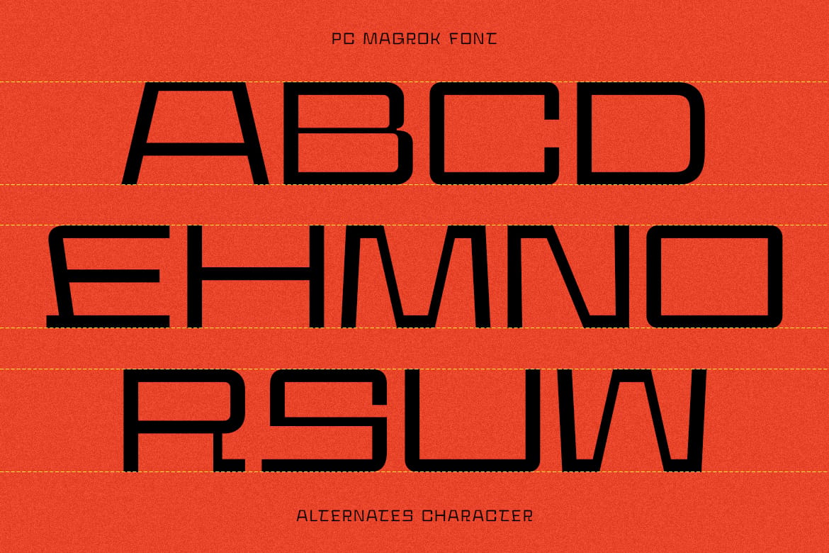PC Magrok - Font Family (Variable)
