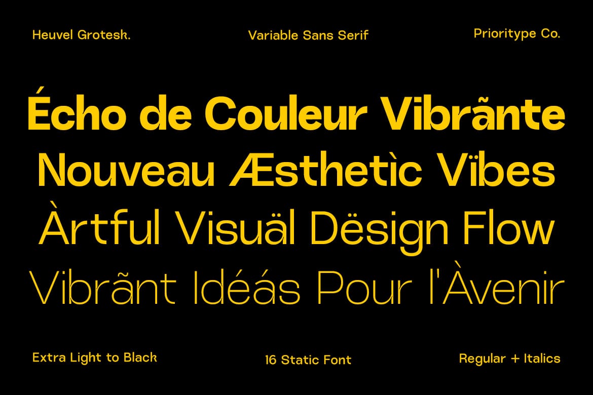Heuvel Grotesk