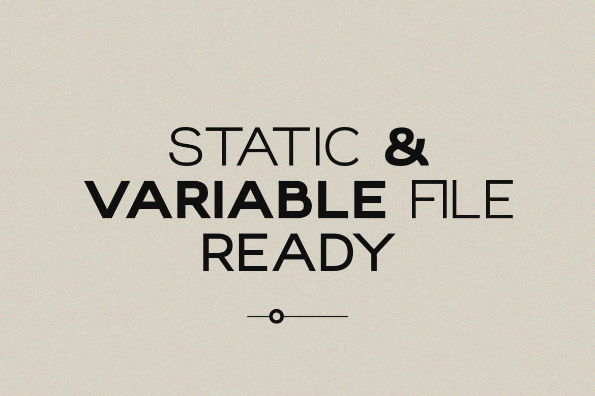 Loede - Clean Sans Family + Variable