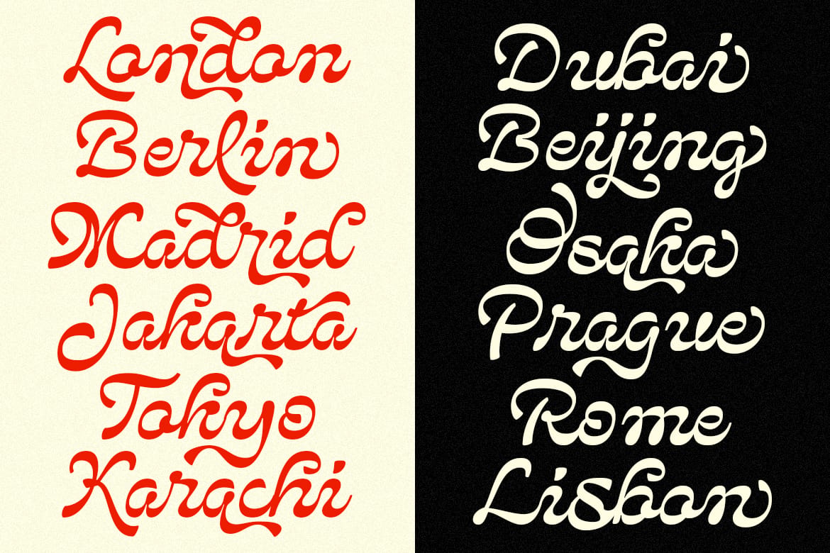 Nivillia - Bold Script Font