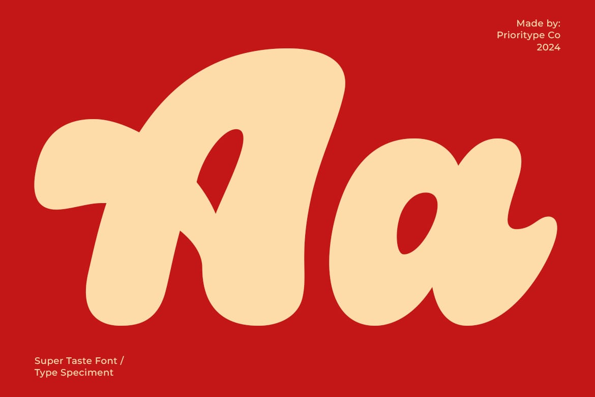 Super Taste - Bold Script Font