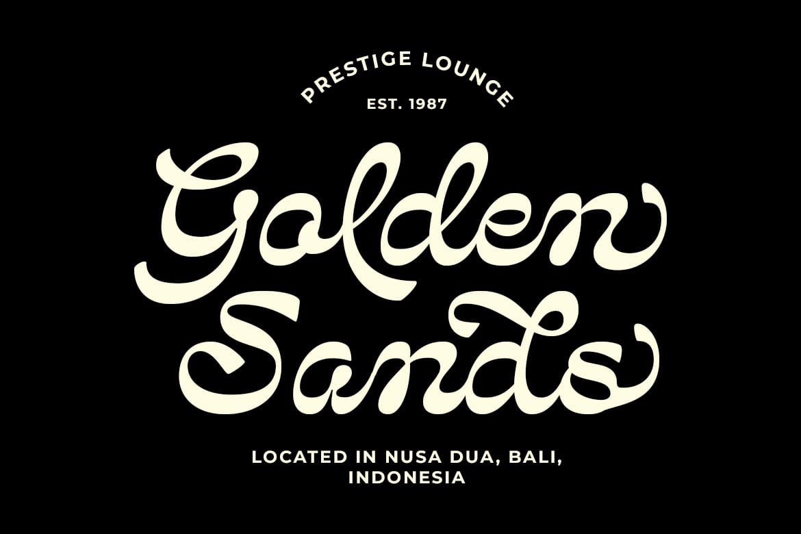 Nivillia - Bold Script Font