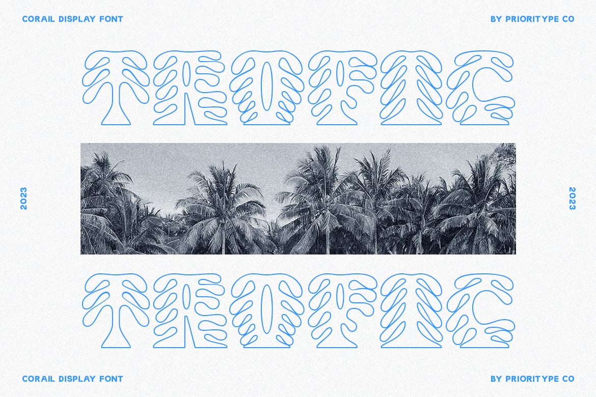 Corail Display Font - Tropics Font