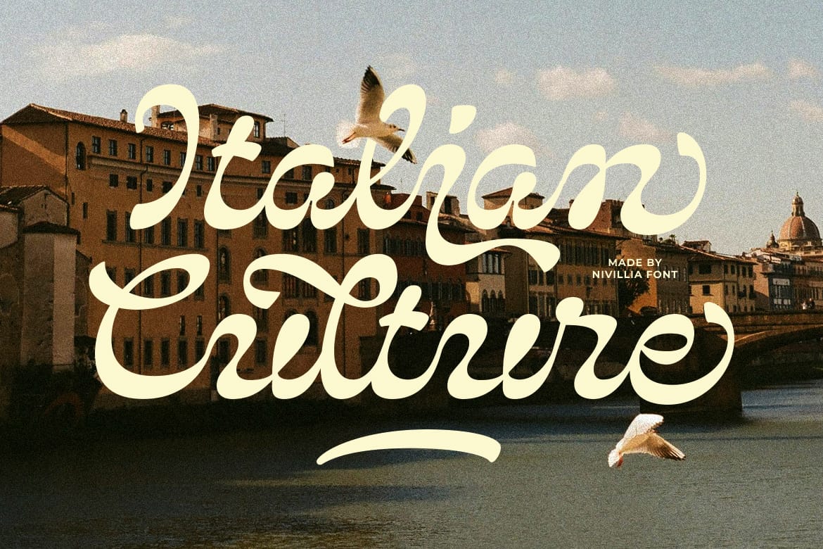 Nivillia - Bold Script Font