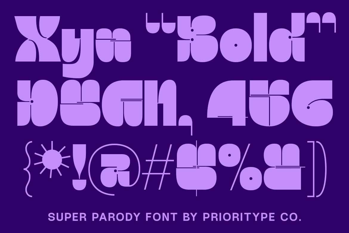 Super Parody - Retro Display Sans