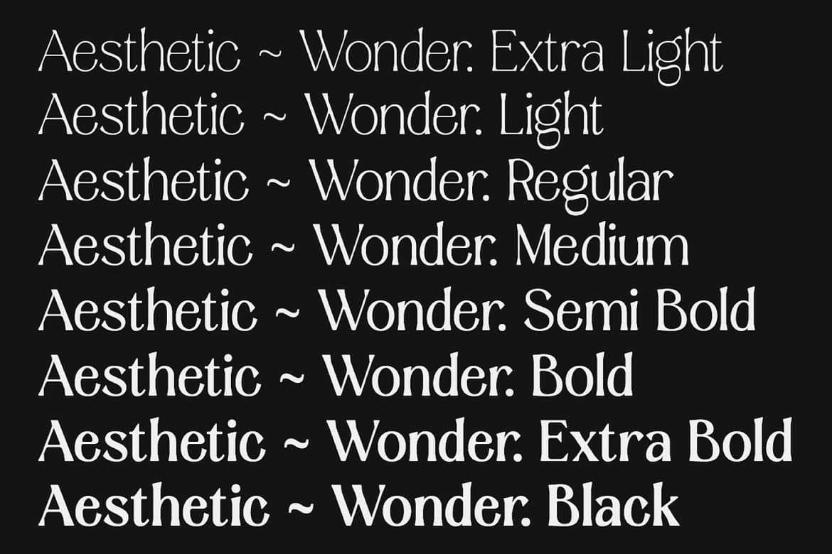 Aesthetic Wonder - Modern Aesthetic