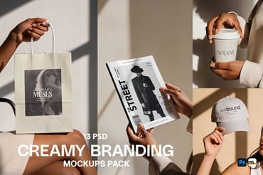 Creamy Branding Mockups Pack