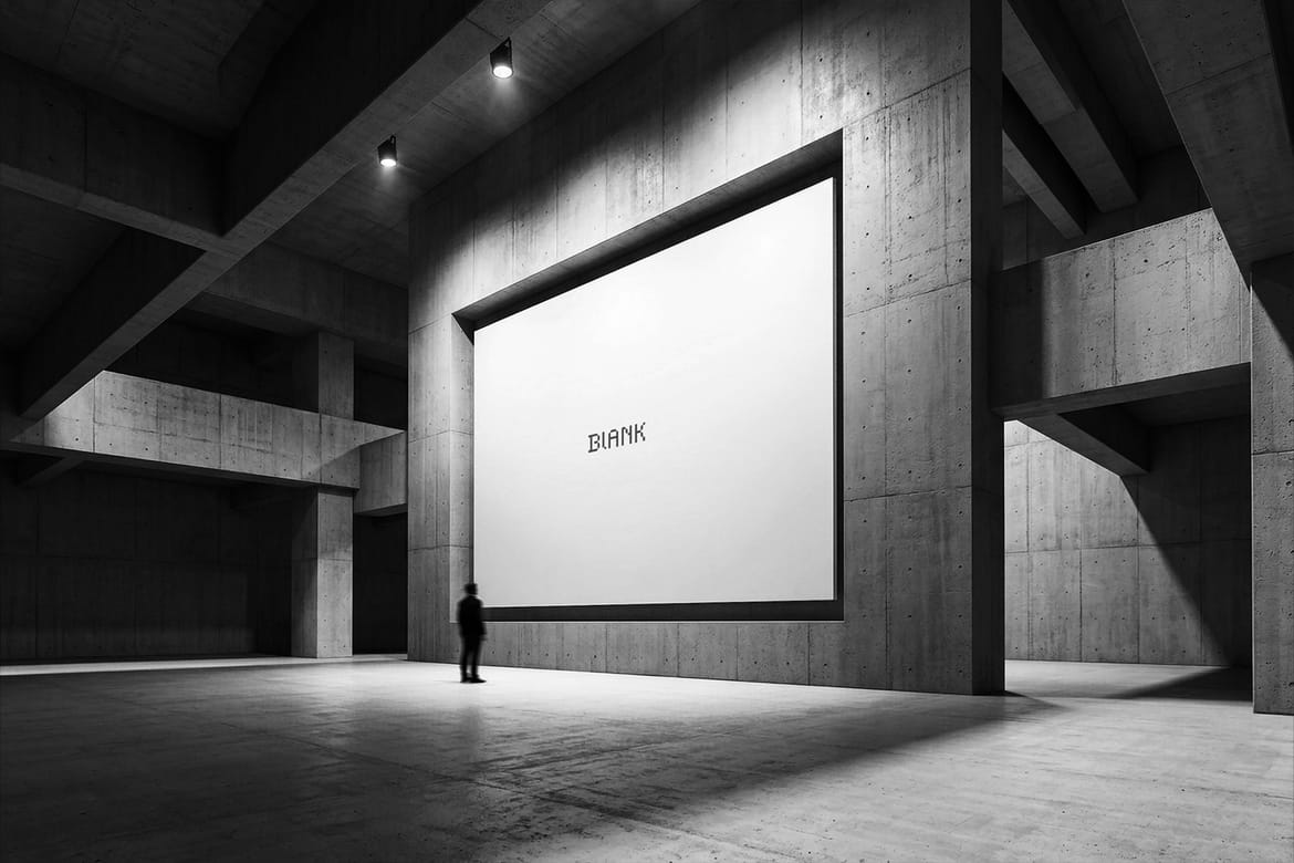 Brutalist Monument Screen