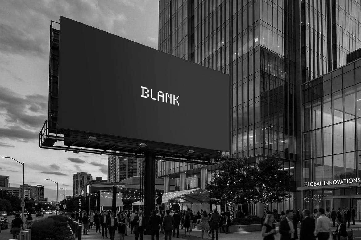 City Billboard Mockup