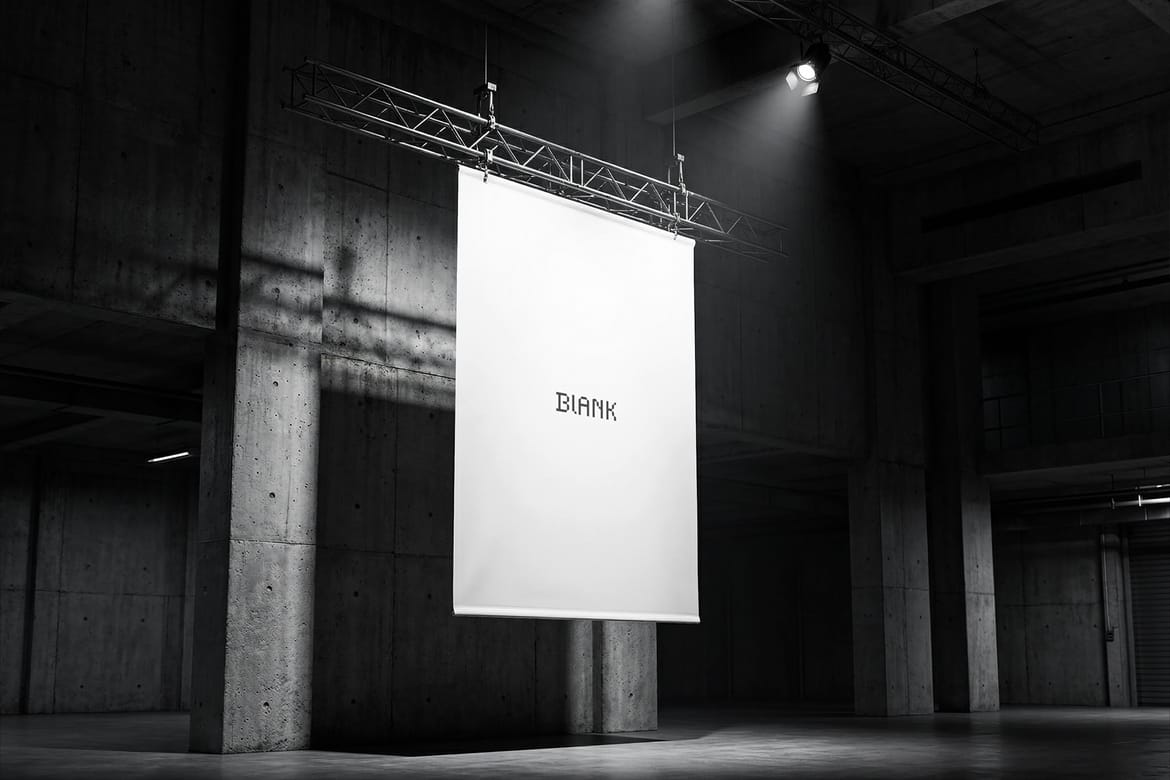 Industrial Hanging Banner