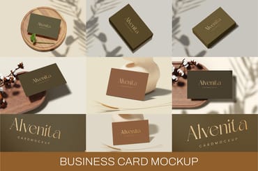 Business card mockup