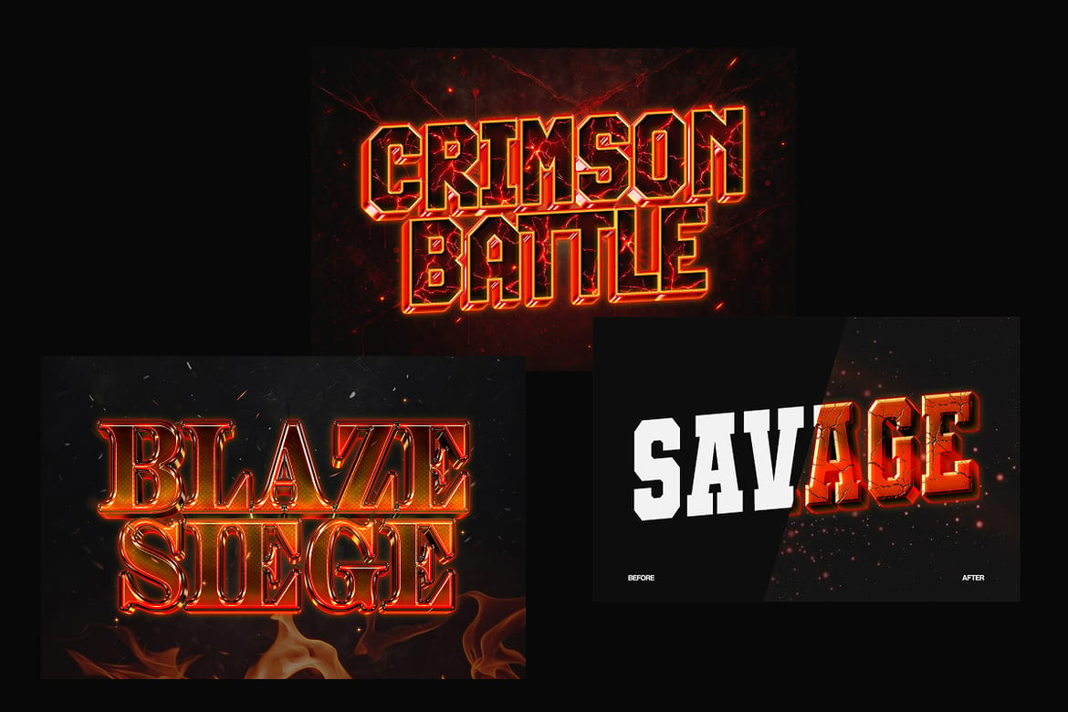 War Battle Text Effect