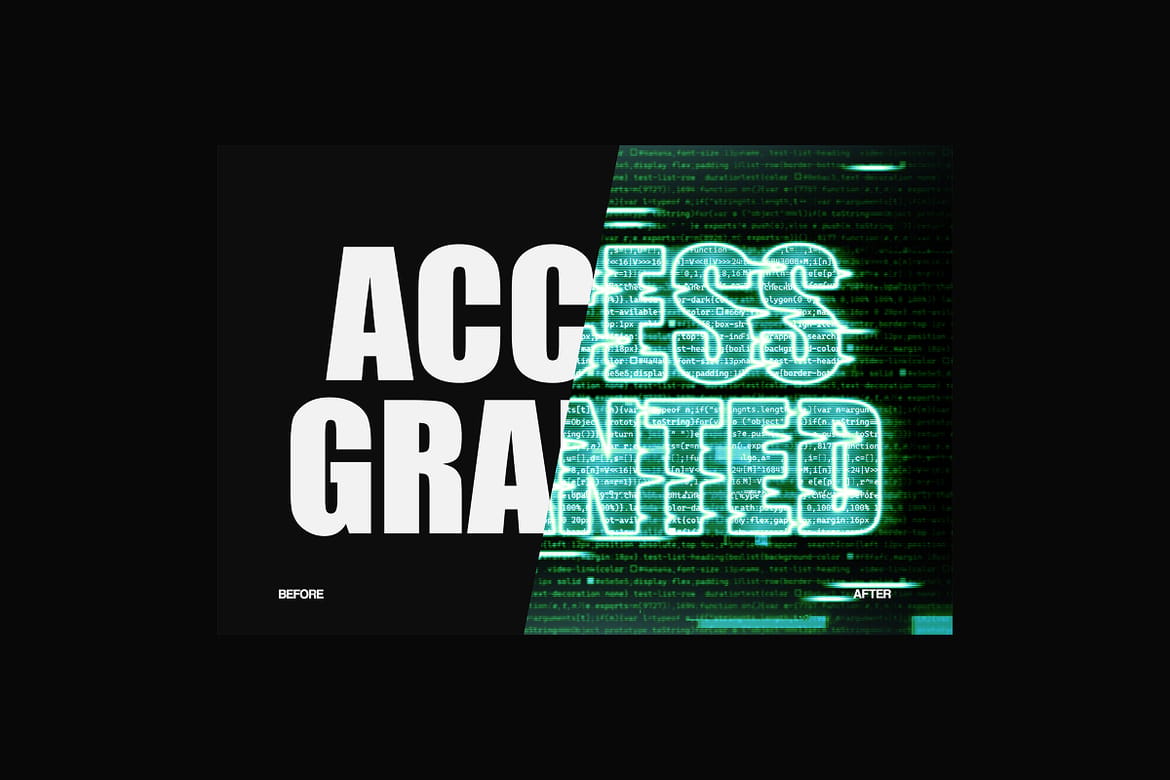 Glitch Hacker Text Effects