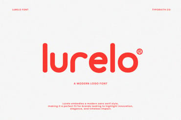 Lurelo | A Modern Logo Font