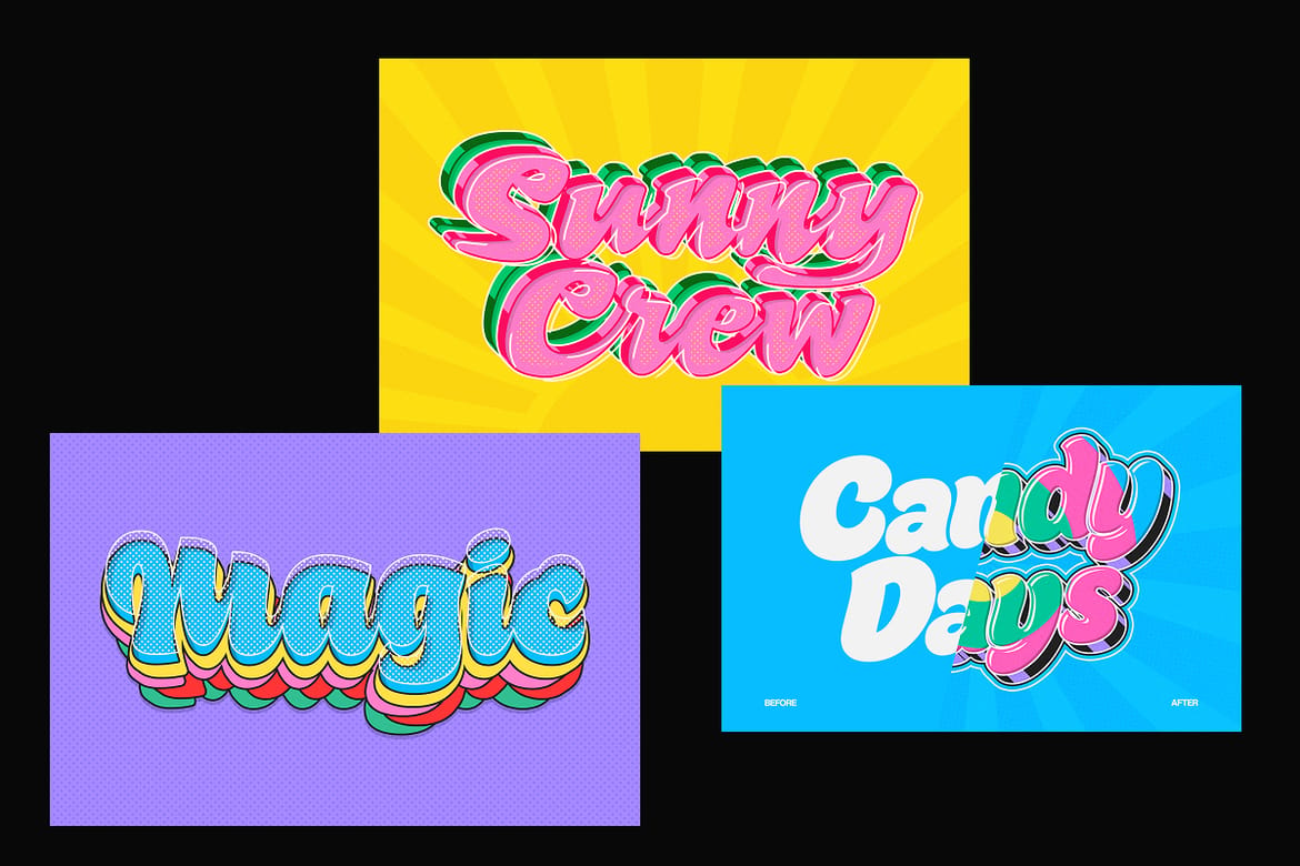Candy Pop Text Effects