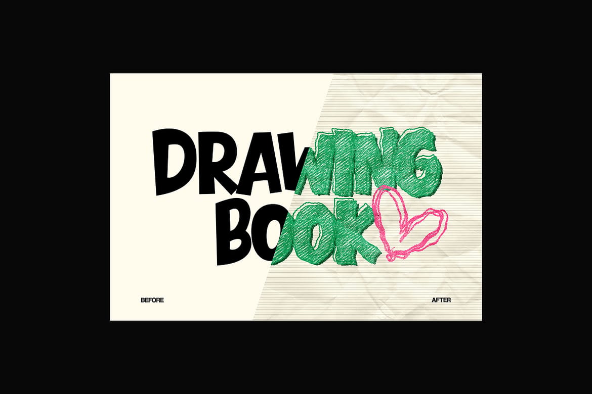 Sketch Chalk Text Effect