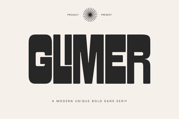 Glimer | Modern Unique Sans Serif
