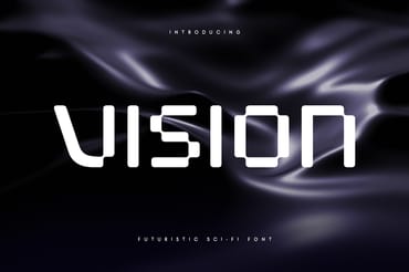Vision - Futuristic Scifi Font