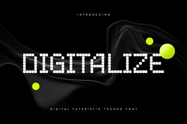 Digitalize - Digital Techno Font