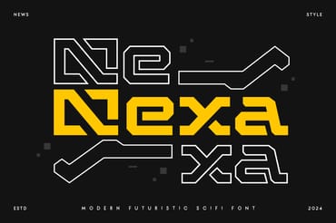 Nexa - Modern Futuristic Scifi Font