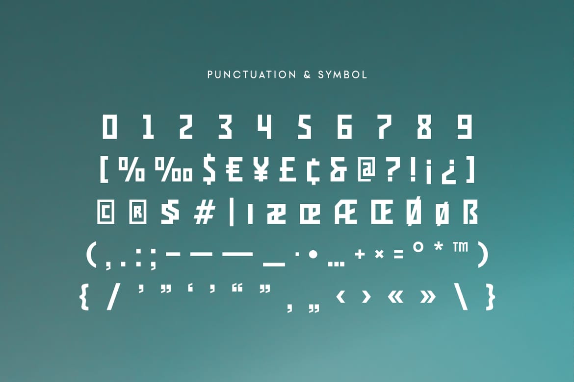 BYTES - Modern Futuristic Scifi Font